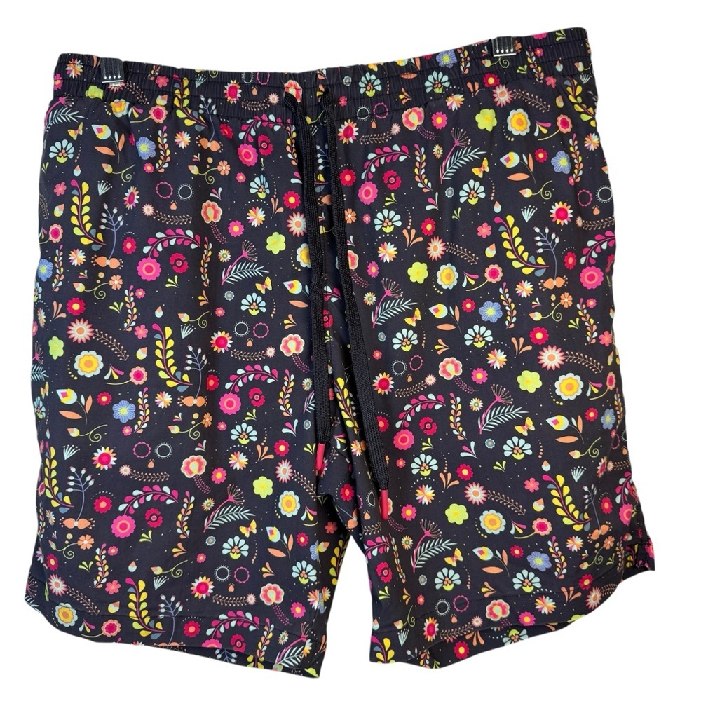 RSVLTS Flores de La Noche Shorts Trunks Unlined Men’s Large Navy Multi